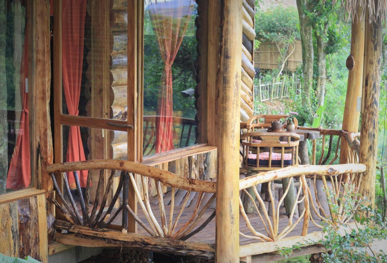 Vila Pu Luong Treehouse Exteriér fotografie