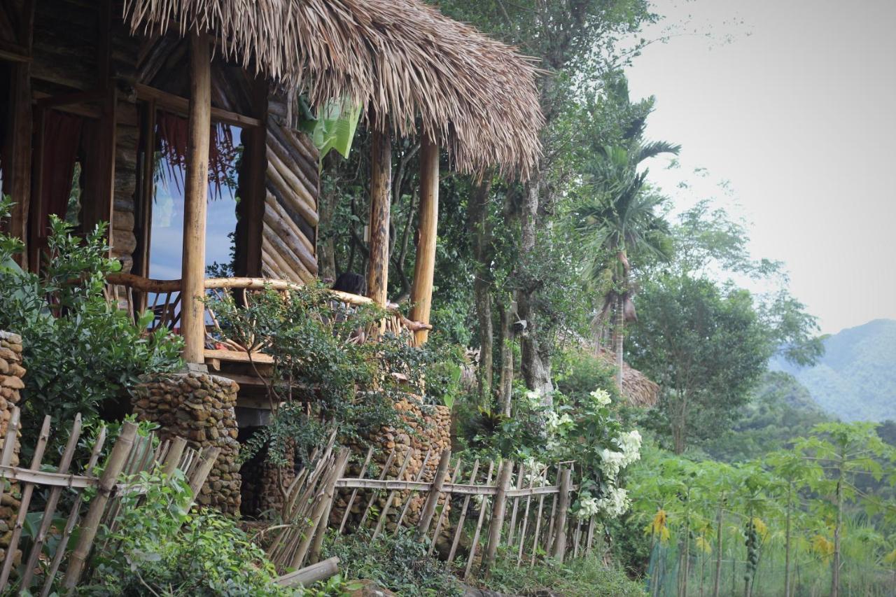 Vila Pu Luong Treehouse Exteriér fotografie